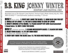 Load image into Gallery viewer, B.B. KING / JOHNNY WINTER / NEWPORT JAZZ FESTIVAL 1969