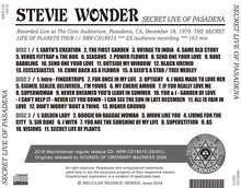 Load image into Gallery viewer, STEVIE WONDER / SECRET LIVE OF PASADENA