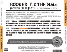 Load image into Gallery viewer, BOOKER T. & THE M.G.S / AT MINNEAPOLIS 2008