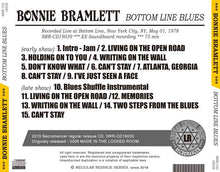 Load image into Gallery viewer, BONNIE BRAMLETT / BOTTOM LINE BLUES