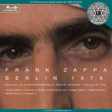 Load image into Gallery viewer, FRANK ZAPPA / BERLIN 1978