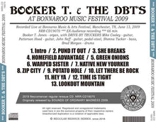 Load image into Gallery viewer, BOOKER T. & THE DBT'S / AT BONNAROO MUSIC FESTIVAL 2009