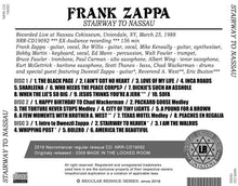 Load image into Gallery viewer, FRANK ZAPPA / STAIRWAY TO NASSAU