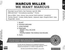 Load image into Gallery viewer, MARCUS MILLER / WE WANT MARCUS