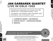 Load image into Gallery viewer, JAN GARBAREK QUARTET / LIVE IN OSLO 1969
