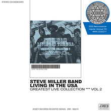 Load image into Gallery viewer, STEVE MILLER BAND / LIVING IN THE USA / GREATEST LIVE COLLECTION VOL.2