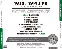 Load image into Gallery viewer, PAUL WELLER / RADIO LIVE IN BERLIN