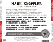 Load image into Gallery viewer, MARK KNOPFLER / LIVE IN EUGENE 2010
