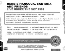 Load image into Gallery viewer, HERBIE HANCOCK, SANTANA AND FRIENDS / LIVE UNDER THE SKY 1981