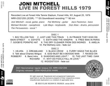 Load image into Gallery viewer, JONI MITCHELL / LIVE IN FOREST HILLS 1979