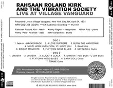 Load image into Gallery viewer, RAHSAAN ROLAND KIRK AND THE VIBRATION SOCIETY / LIVE AT VILLAGE VANGUARD