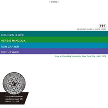 Load image into Gallery viewer, CHARLES LLOYD QUARTET FEATURING HERBIE HANCOCK / LIVE IN NEW YORK CITY 1979