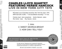 Load image into Gallery viewer, CHARLES LLOYD QUARTET FEATURING HERBIE HANCOCK / LIVE IN NEW YORK CITY 1979