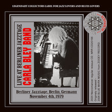 Load image into Gallery viewer, CARLA BLEY / LIVE AT BERLINER JAZZTAGE