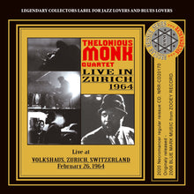Load image into Gallery viewer, THELONIOUS MONK QUARTET / LIVE IN ZURICH 1964