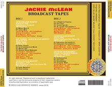 Load image into Gallery viewer, JACKIE McLEAN / BROADCAST TAPES