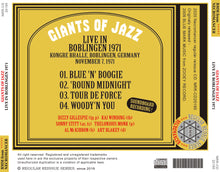 Load image into Gallery viewer, GIANTS OF JAZZ / LIVE IN BOBLINGEN 1971