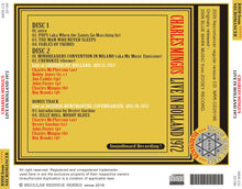 Load image into Gallery viewer, CHARLES MINGUS / LIVE IN HOLLAND 1972