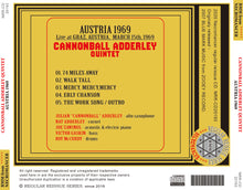 Load image into Gallery viewer, CANNONBALL ADDERLEY QUINTET / AUSTRIA 1969