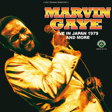 Load image into Gallery viewer, MARVIN GAYE / LIVE IN JAPAN 1979 AND MORE