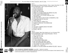 Load image into Gallery viewer, MARVIN GAYE / LIVE IN JAPAN 1979 AND MORE