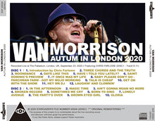 Load image into Gallery viewer, VAN MORRISON / AUTUM IN LONDON 2020