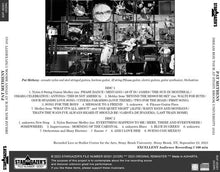 Load image into Gallery viewer, PAT METHENY / DREAM BOX TOUR AT STONY BROOK UNIVERSITY 2023 (2CDR)

