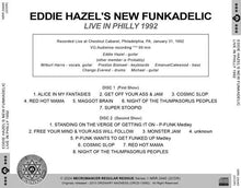 Load image into Gallery viewer, EDDIE HAZEL'S NEW FUNKADELIC / LIVE IN PHILLY 1992 (2CDR)
