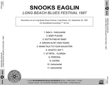 Load image into Gallery viewer, SNOOKS EAGLIN / LONG BEACH BLUES FESTIVAL 1987 (1CDR)
