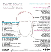 Load image into Gallery viewer, DAVID BOWIE / ALADDIN SANE - PREMIUM MASTER COLLECTION 100セット限定紙ジャケ (CD+DVD)
