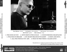 Load image into Gallery viewer, PAUL MOTIAN QUINTET / BROADWAY MUSIC AT UMBRIA JAZZ FESTIVAL 1995 (1CDR)
