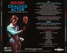 Load image into Gallery viewer, DAVID BOWIE / CRACKED ACTOR - A FILM ABOUT DAVID BOWIE : BBC 1975 (DVD+BDR)
