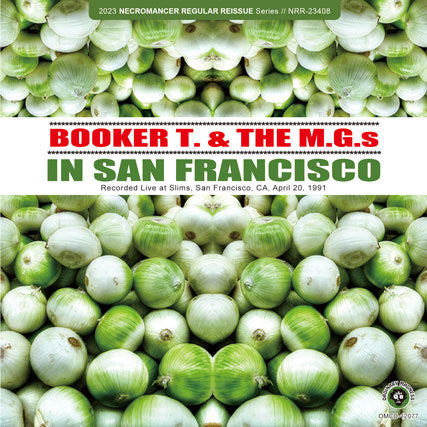 BOOKER T. & THE M.G.S / LIVE IN SAN FRANCISCO 1991