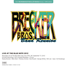 Load image into Gallery viewer, THE BRECKER BROTHERS REUNION BAND / LIVE AT THE BLUE NOTE 2012 (1CDR)

