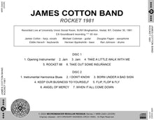 Load image into Gallery viewer, JAMES COTTON BAND / ROCKET 1981 (2CDR)
