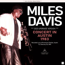 Load image into Gallery viewer, MILES DAVIS / CONCERT IN AUSTIN 1983 / 2023 UPGRADE VERSION (2CDR)
