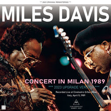 Load image into Gallery viewer, MILES DAVIS / CONCERT IN MILAN 1989 / 2023 UPGRADE VERSION (2CDR)
