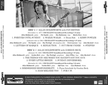 Load image into Gallery viewer, ALLAN HOLDSWORTH / LOST YEARS : BBC RADIO TAPES 1977-1981 (2CDR)
