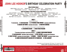 Load image into Gallery viewer, JOHN LEE HOOKER / BIRTHDAY CELEBRATION PARTY 1989 (2CDR)
