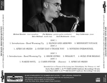 Load image into Gallery viewer, MICHAEL BRECKER QUINTET / LIVE AT THEATER OF THE LIVING ARTS 970211 (4CDR)
