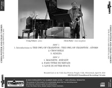 Load image into Gallery viewer, CHRIS POTTER AND CRAIG TABORN / LIVE AT CULLY JAZZ FESTIVAL 2025 (2CDR)
