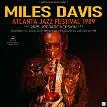 Load image into Gallery viewer, MILES DAVIS / ATLANTA JAZZ FESTIVAL 1989 / 2025 UPGRADE VERSION (2CDR)
