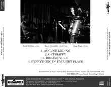 Load image into Gallery viewer, BRAD MEHLDAU TRIO / LIVE AT ROYAL FESTIVAL HALL 021118 (1CDR)
