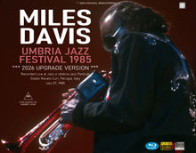 Load image into Gallery viewer, MILES DAVIS / UMBRIA JAZZ FESTIVAL 1985 / 2026 UPGRADE VERSION (2CDR+1BDR)
