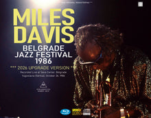 Load image into Gallery viewer, MILES DAVIS / BELGRADE JAZZ FESTIVAL 1986 / 2026 UPGRADE VERSION (2CDR+1BDR)
