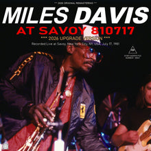 Load image into Gallery viewer, MILES DAVIS / AT SAVOY 810717 / 2026 UPGRADE VERSION (2CDR)
