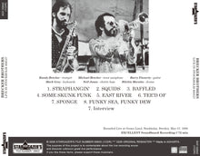 Load image into Gallery viewer, BRECKER BROTHERS / LIVE IN STOCKHOLM 800527 (1CDR)
