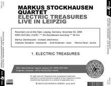 Load image into Gallery viewer, MARKUS STOCKHAUSEN QUARTET / ELECTRIC TREASURES : LIVE IN LEIPZIG
