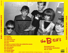 Load image into Gallery viewer, B-52&#39;s / LIVE AT THE PARADISO 1979
