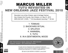 Load image into Gallery viewer, MARCUS MILLER / TUTU REVISITED IN NEW ORLEANS JAZZ FESTIVAL 2010 (1CDR)
